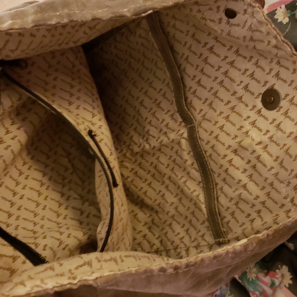 Mona B "It's all about the Journey" Tote/Shoulder Bag - Picture 6 of 7